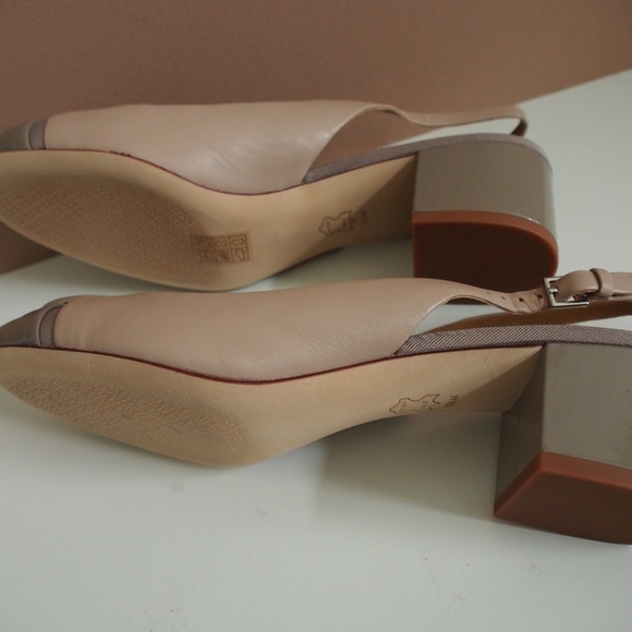 Tory Burch Minnie Cap Toe Slingback S 8.5 - Picture 9 of 11